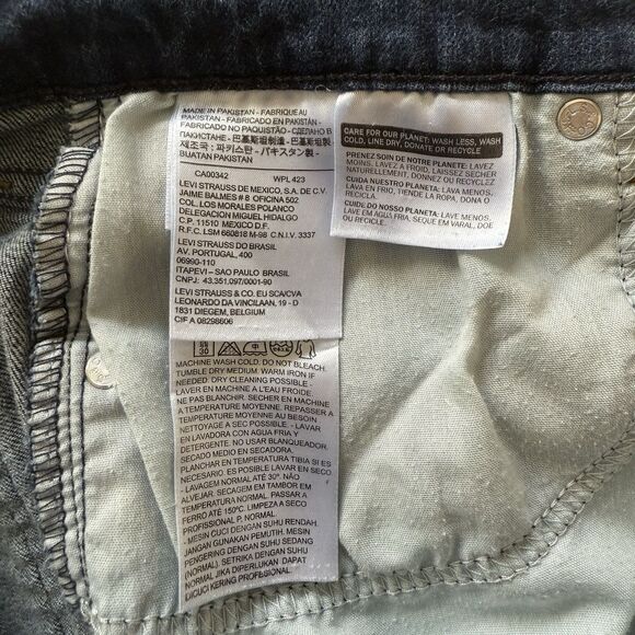 Levi's 515 Bootcut Jeans Dark Wash Women’s Size 16 - Picture 7 of 9